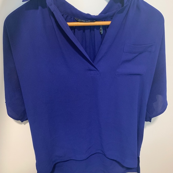 Guess by Marciano short sleeve blouse - Blue - Picture 1 of 2